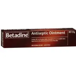 Betadine Ointment 25 g tube 5 %