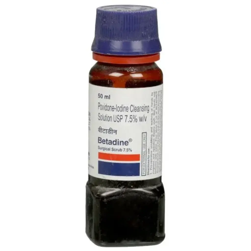 Betadine Surgical Scrub 50 ml bottle 7.5 %