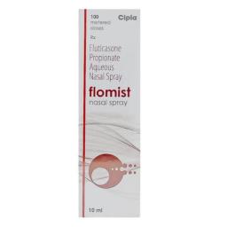 Flomist Nasal Spray 10 ml - Fluticasone Propionate - Cipla, India